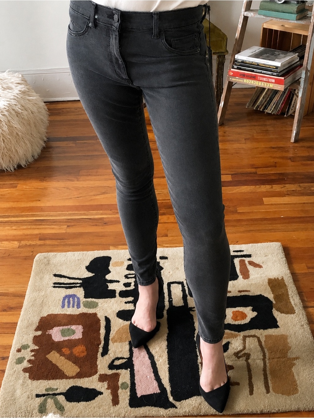 NWT SIWY Felicity Low Rise Skinny Jean • Thunderstorm • Grey Stretch Denim • 30 - Picture 3 of 16